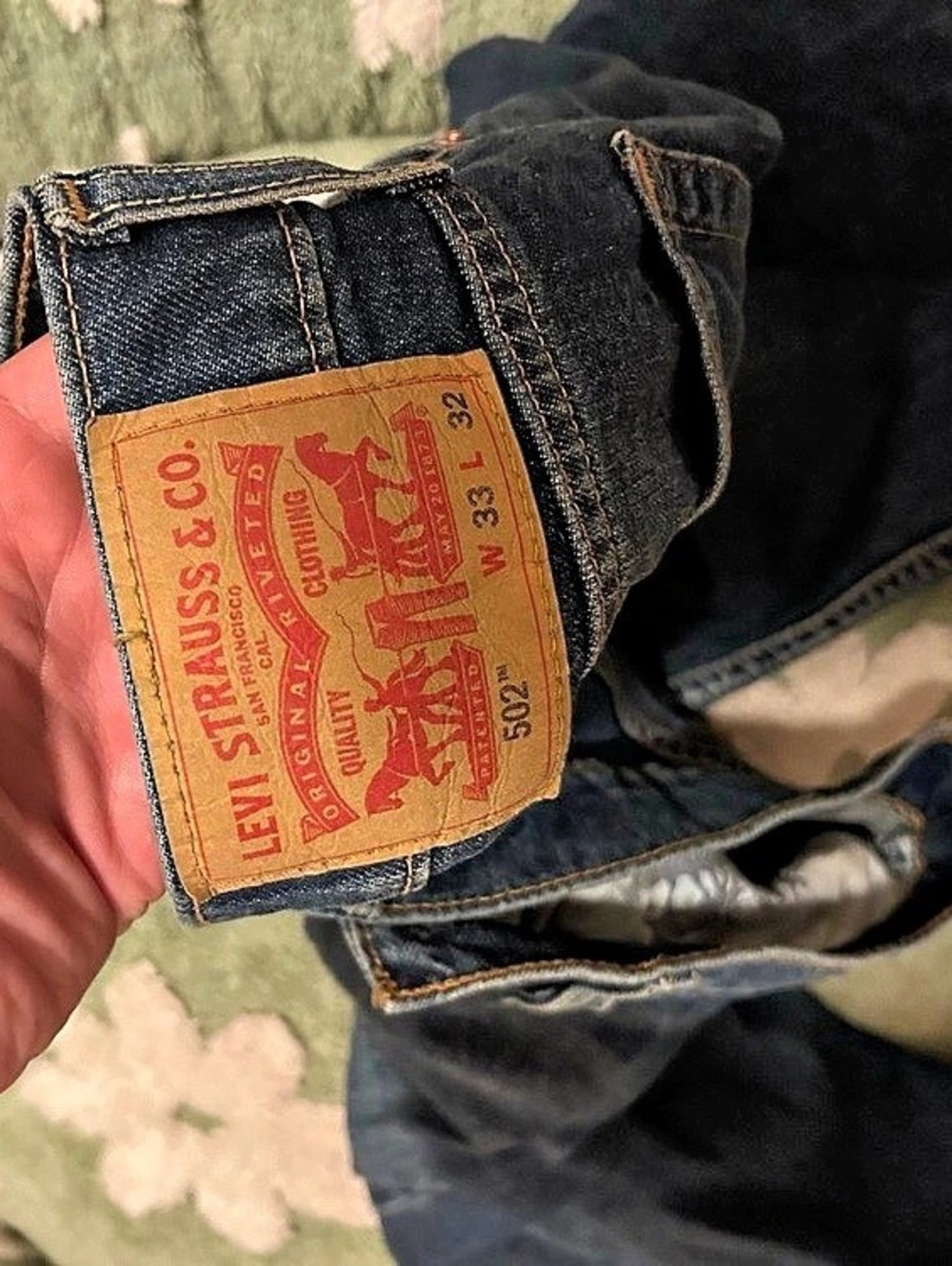 Levi's 501 Men's Straight Jeans W 33 L 32 Blue - Picture 4 of 4